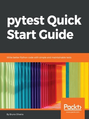 cover image of pytest Quick Start Guide